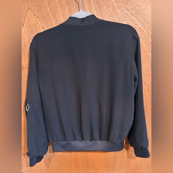 Zara Basic Black Zip up jacket size XS - Picture 2 of 8